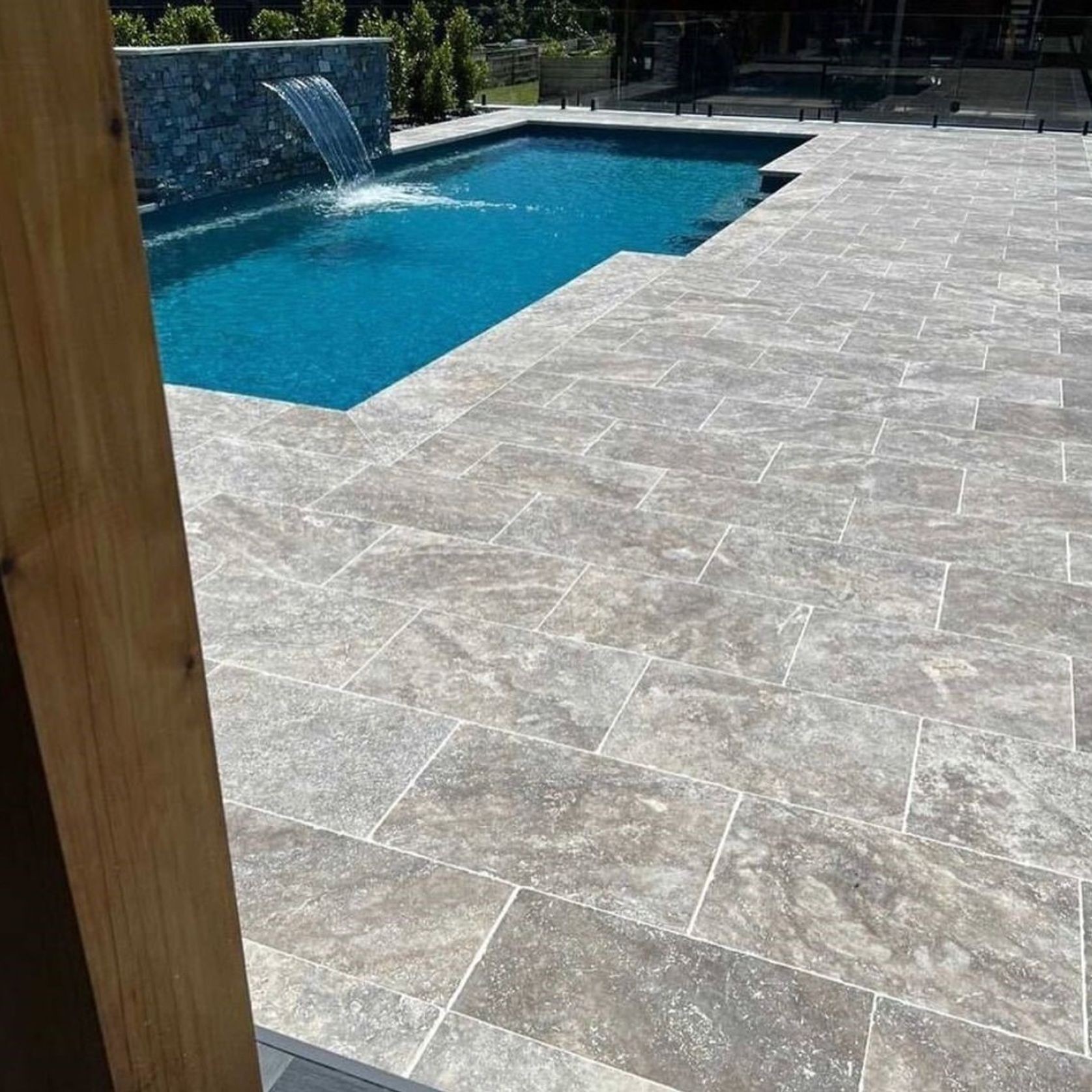 Silver Travertine Pavers gallery detail image