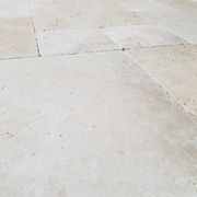 12mm Classic Linen Travertine French Pattern Tiles - Tumbled & Unfilled - Select Grade gallery detail image