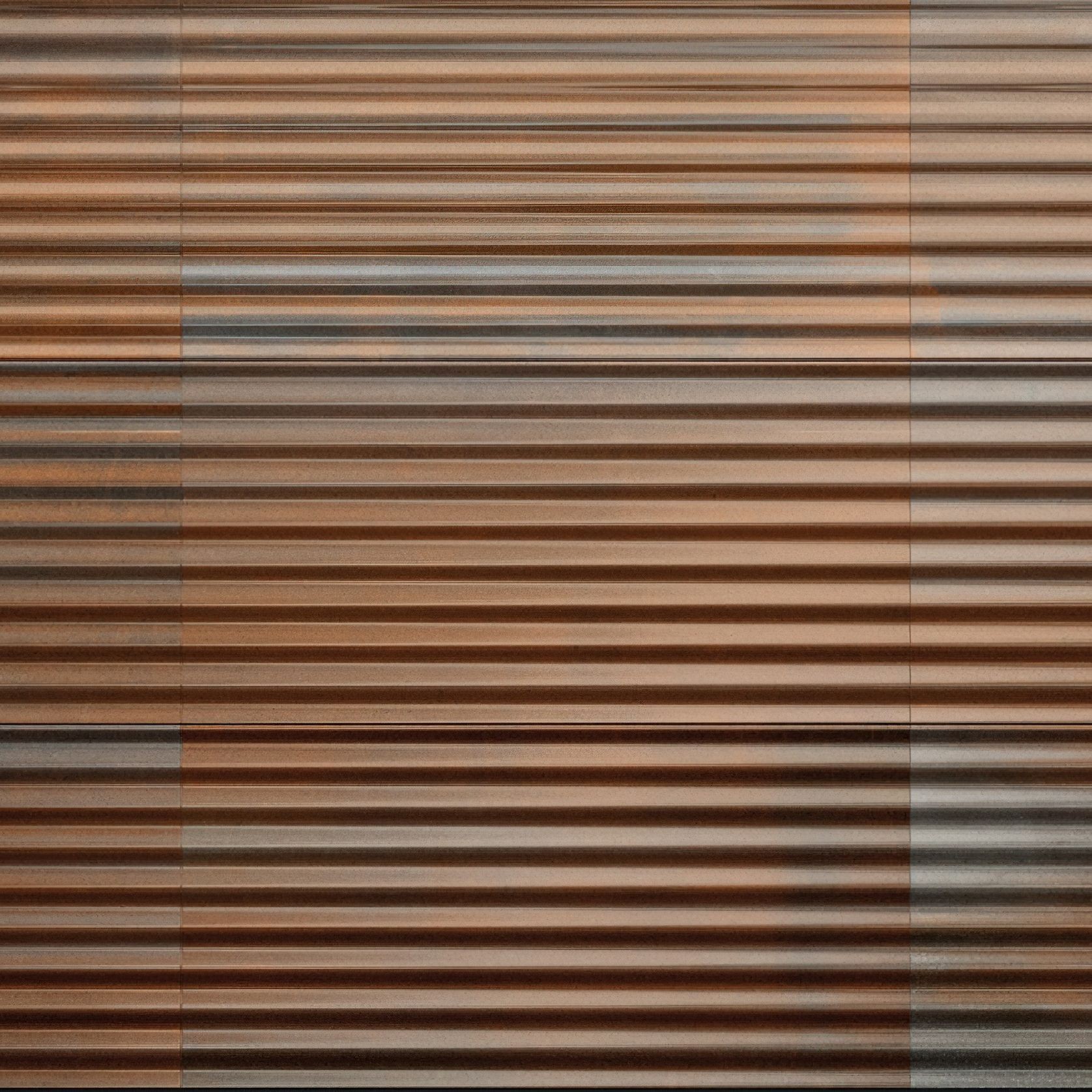 Diesel Living Ribbed Oxide Wall Tiles I Rusty gallery detail image