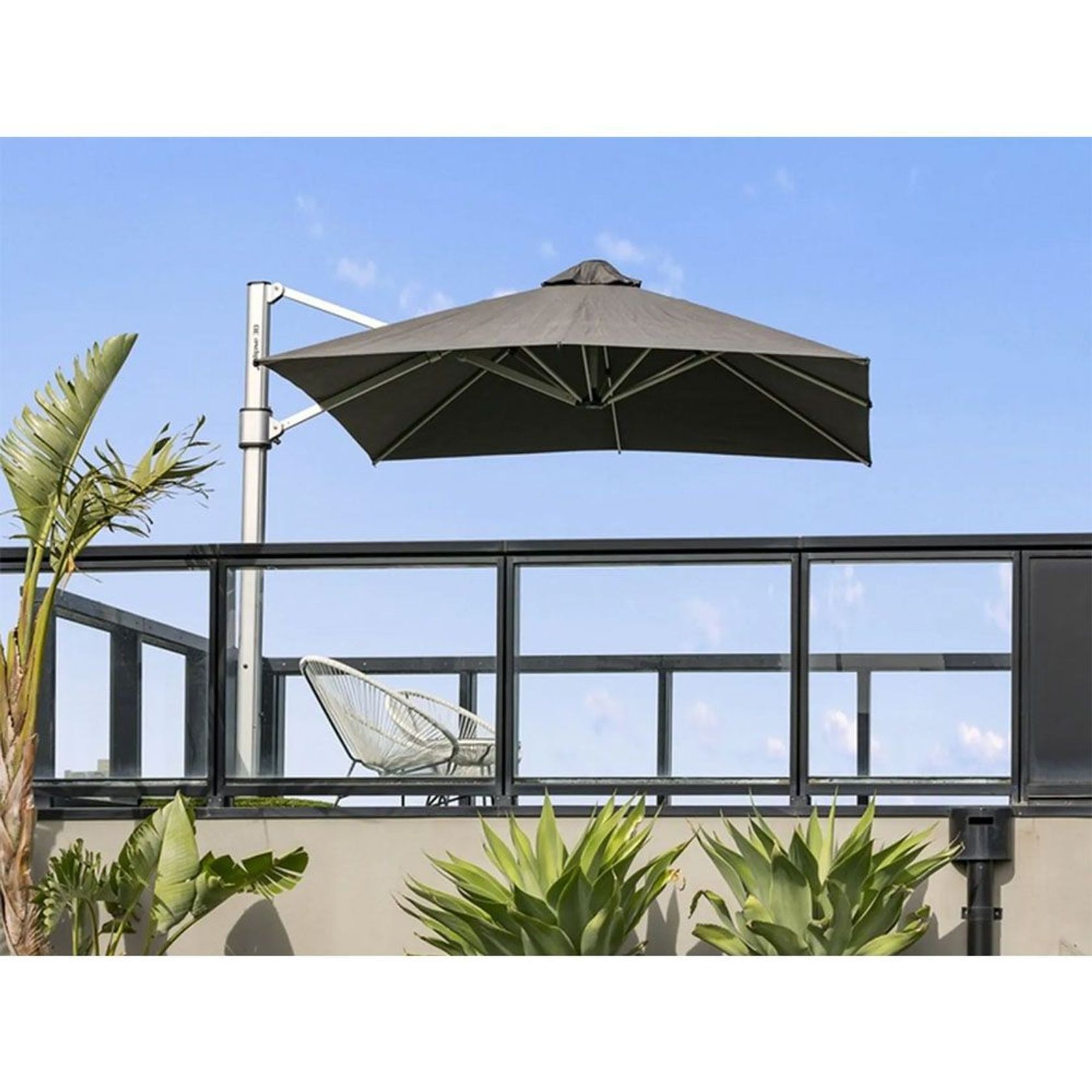 Eclipse 3.5m Square Cantilever Outdoor Umbrella gallery detail image