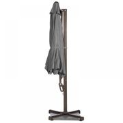 Garden Cantilever Round Umbrella for Outdoor Grey gallery detail image