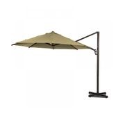 Garden Cantilever Round Umbrella for Outdoor Khaki gallery detail image