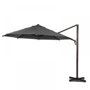 Garden Cantilever Round Umbrella for Outdoor Grey gallery detail image