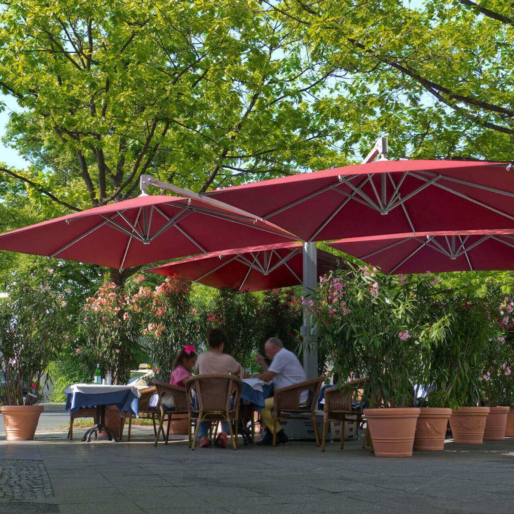 Amalfi Patio Umbrella | Caravita gallery detail image