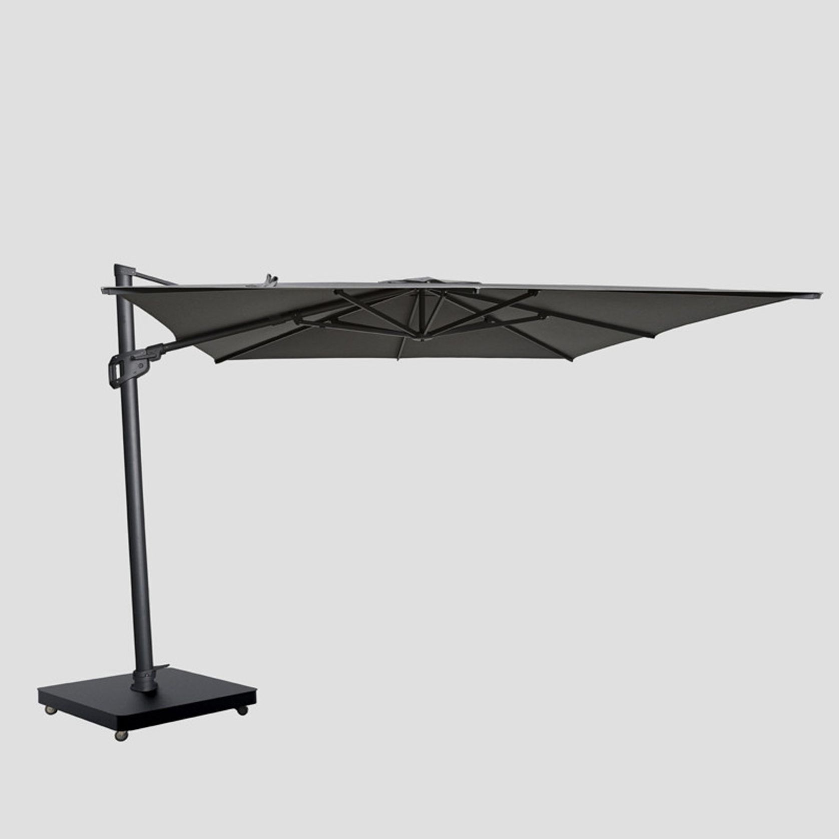 Malibu Cantilever Umbrella in Flanelle gallery detail image