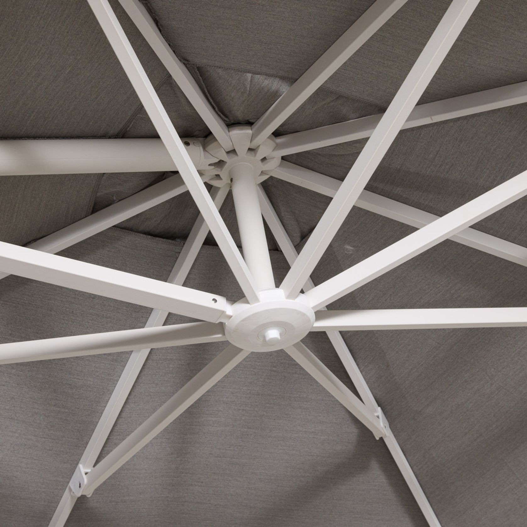 Malibu Cantilever Umbrella in Lead Chine gallery detail image