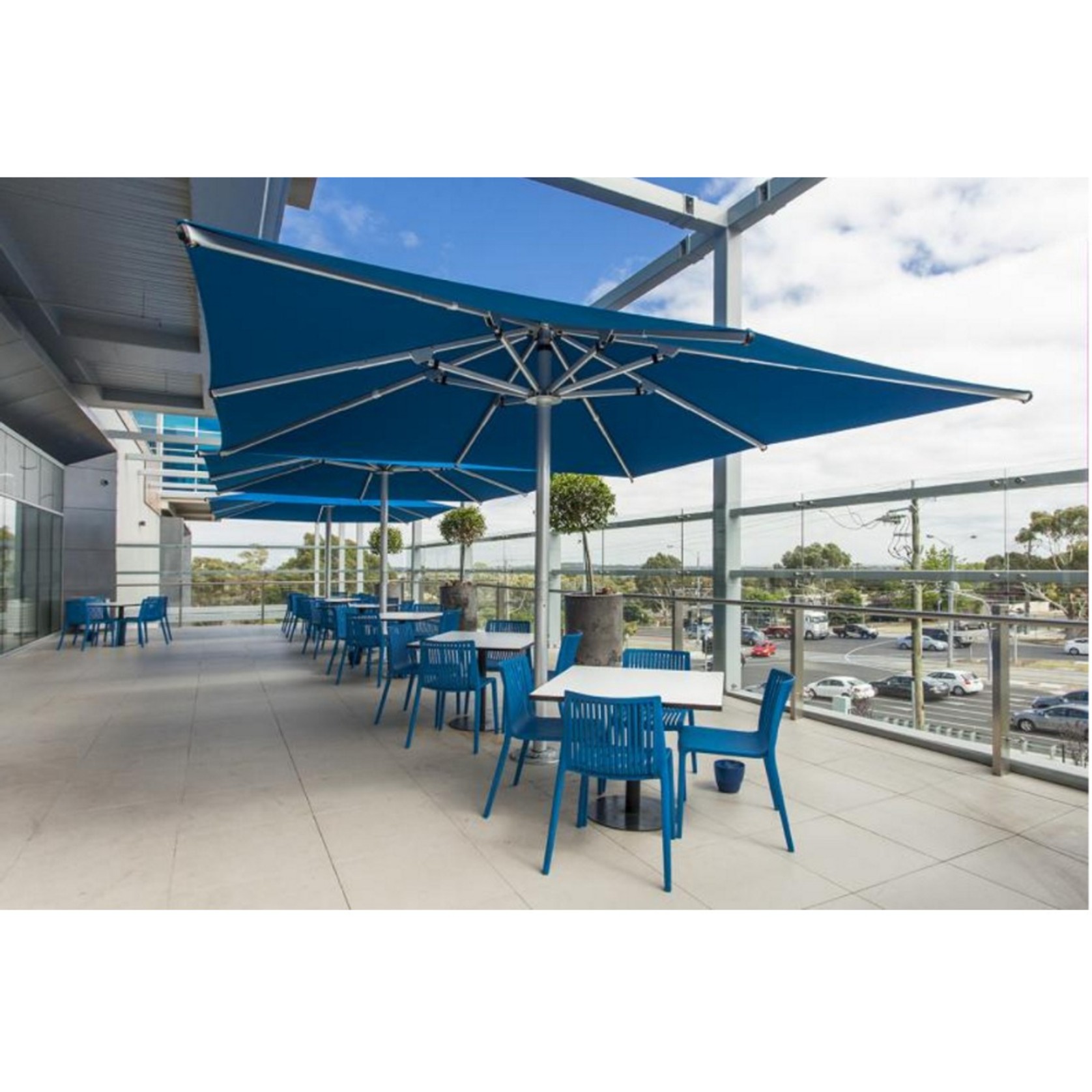 Nova - 5m  Square Commercial Outdoor Umbrella gallery detail image