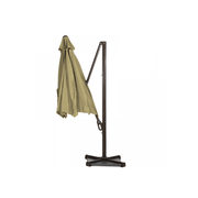 Garden Cantilever Round Umbrella for Outdoor Khaki gallery detail image