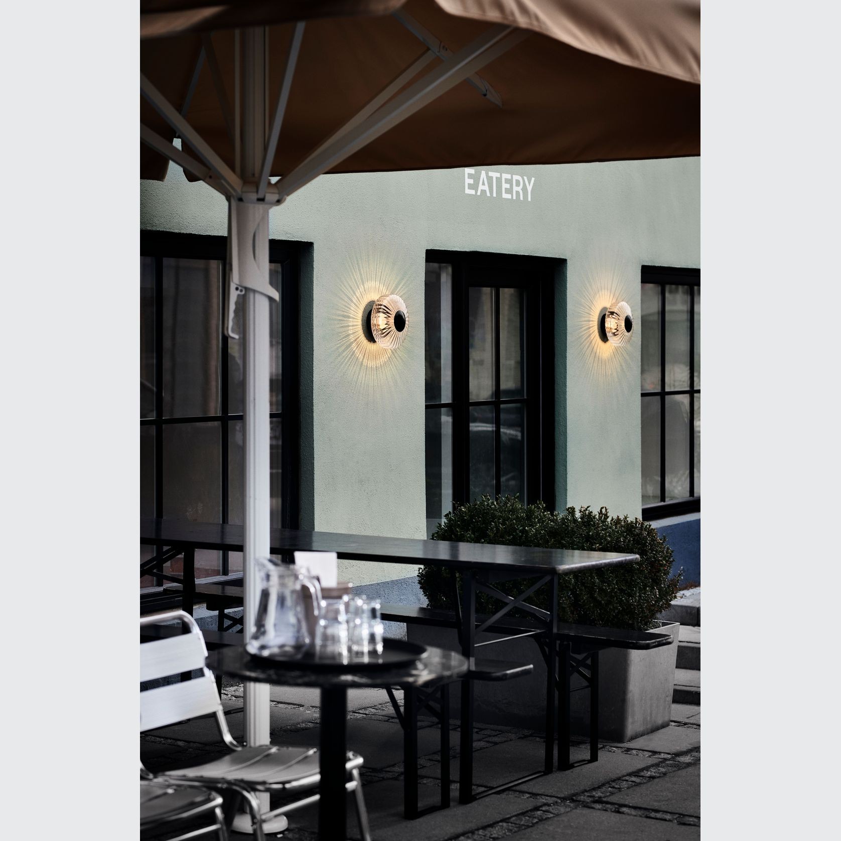 New Wave Optic Outdoor Wall Light gallery detail image