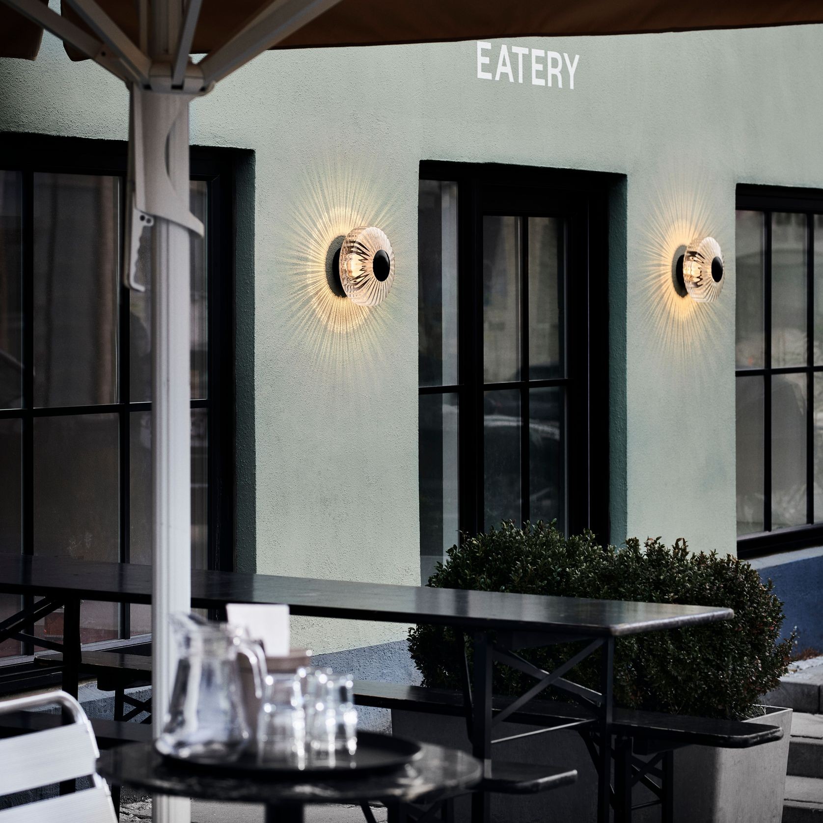 New Wave Optic Outdoor Wall Light gallery detail image