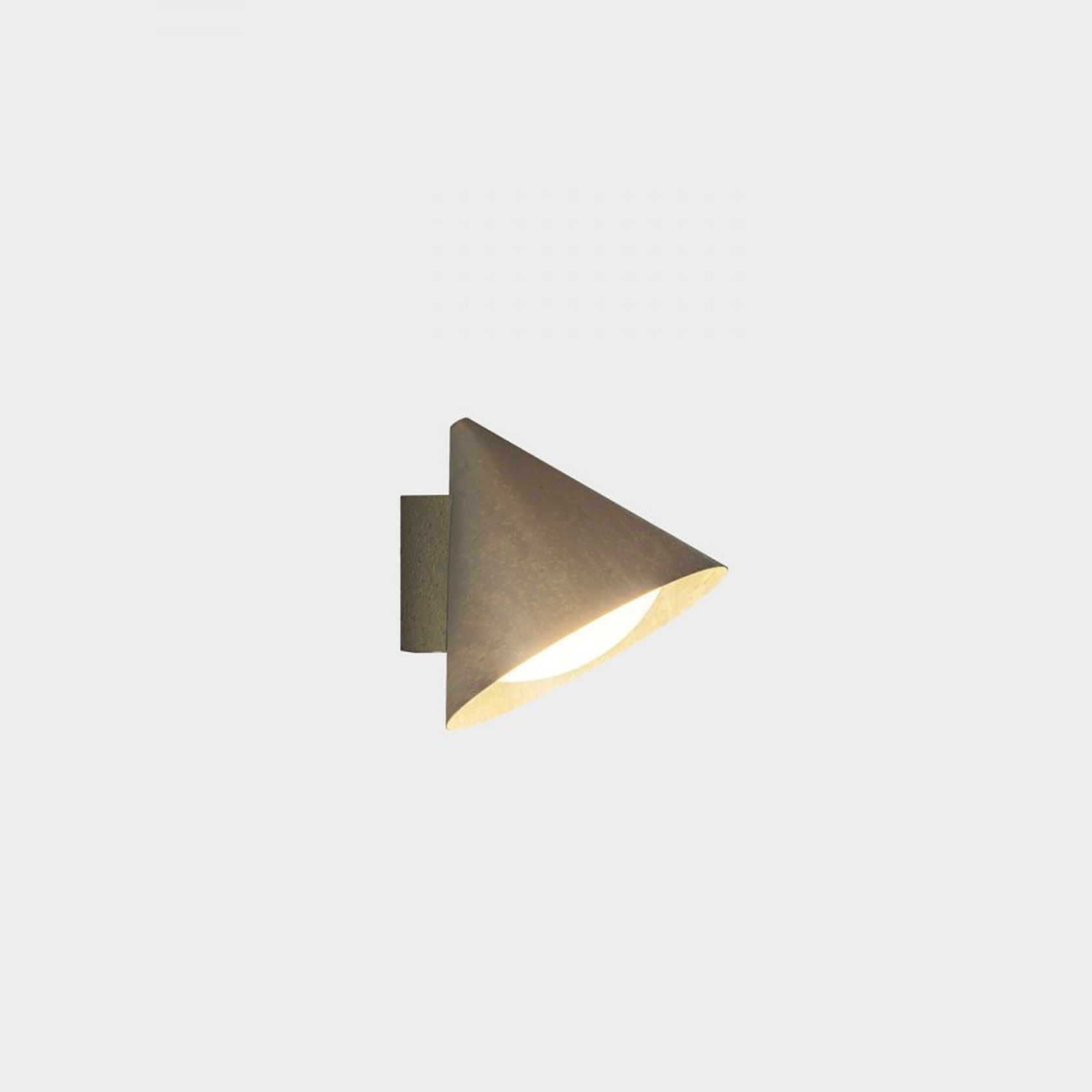 Cone Flush Outdoor Wall Light gallery detail image