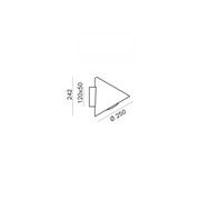 Cone Flush Outdoor Wall Light gallery detail image
