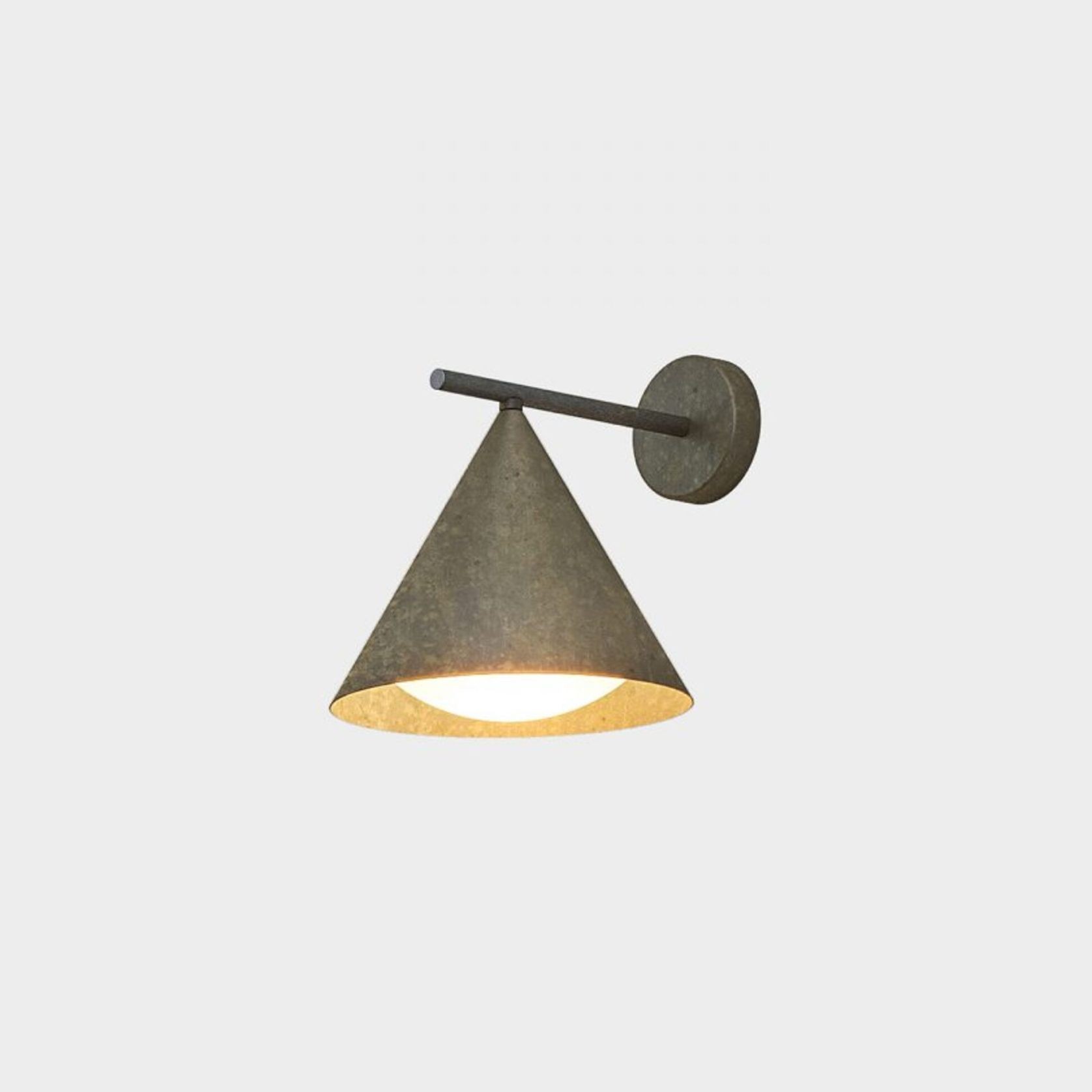 Cone Straight Outdoor Wall Light gallery detail image