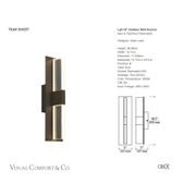 Visual Comfort Sean Lavin Lyft 18" Outdoor Wall Sconce gallery detail image