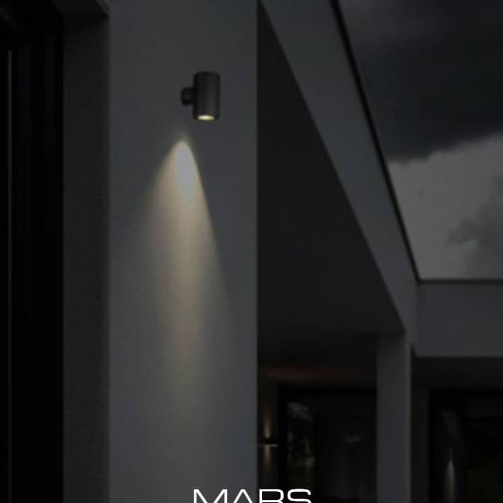 MARS DOUBLE | Outdoor Wall Light | 316 Steel gallery detail image