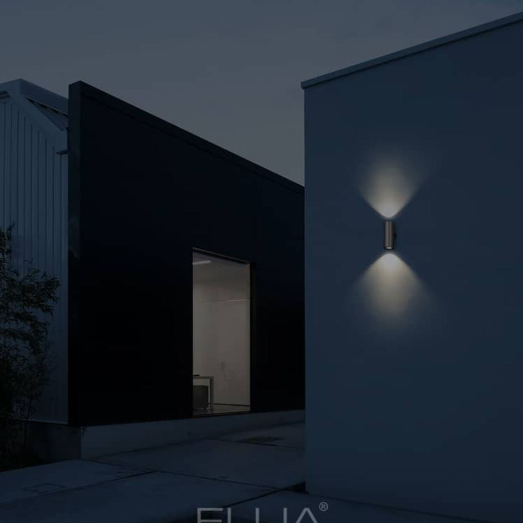 MARS DOUBLE | Outdoor Wall Light | 316 Steel gallery detail image