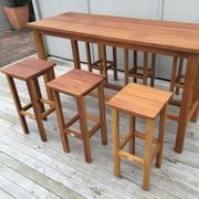 Outdoor Bar Leaner & Stools gallery detail image