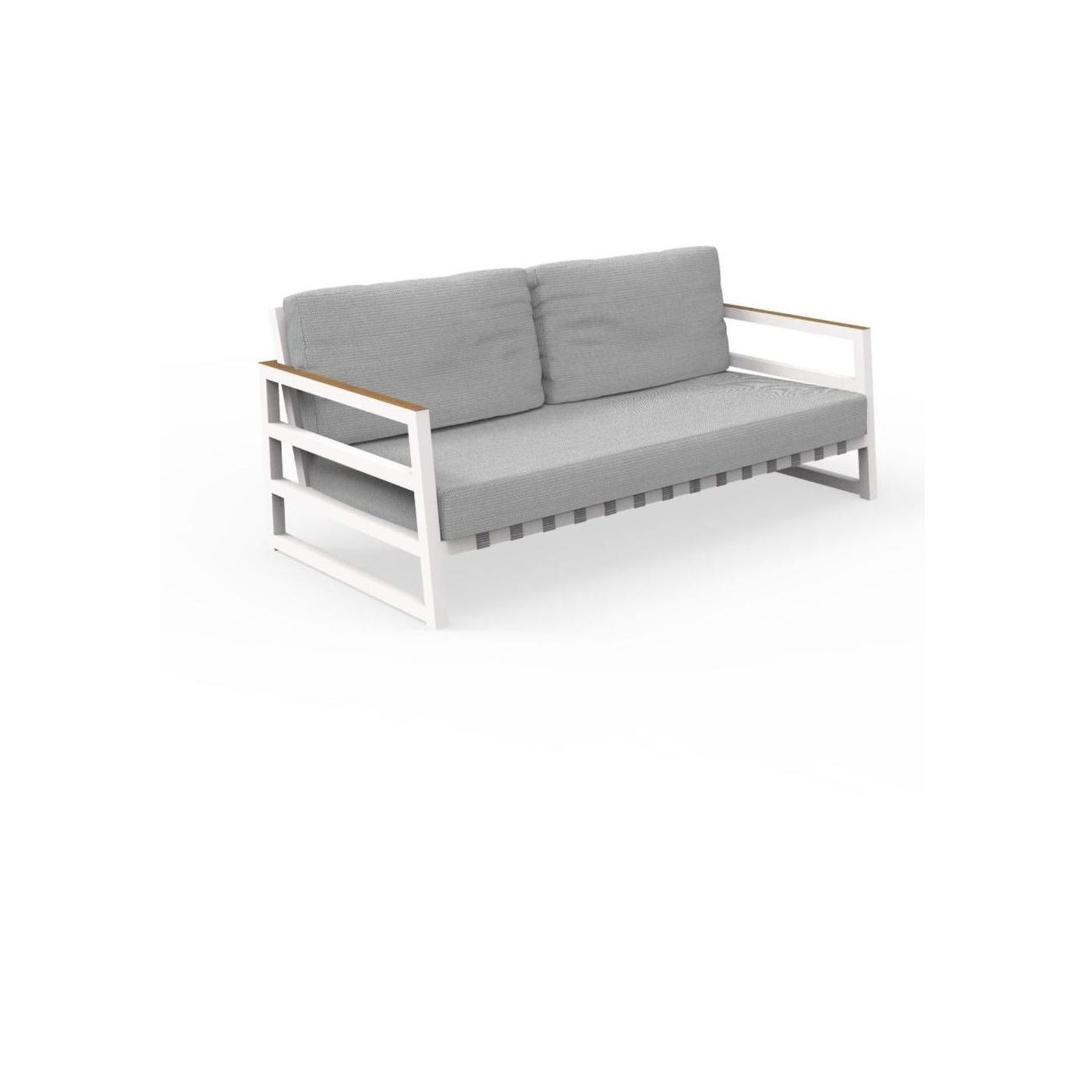 Alabama Alu Outdoor White Sofa  - Talenti gallery detail image