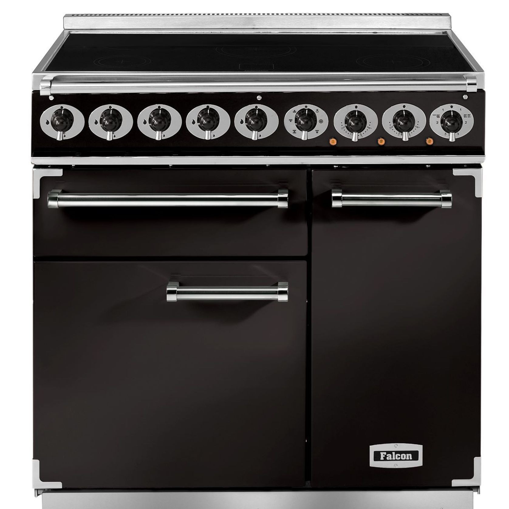 Falcon | Black 900 Deluxe Induction Range Cooker gallery detail image