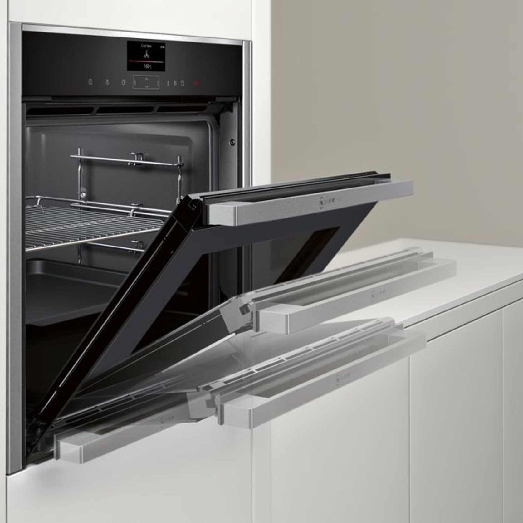 Neff 60 Slide & Hide - Oven With Full Steam gallery detail image