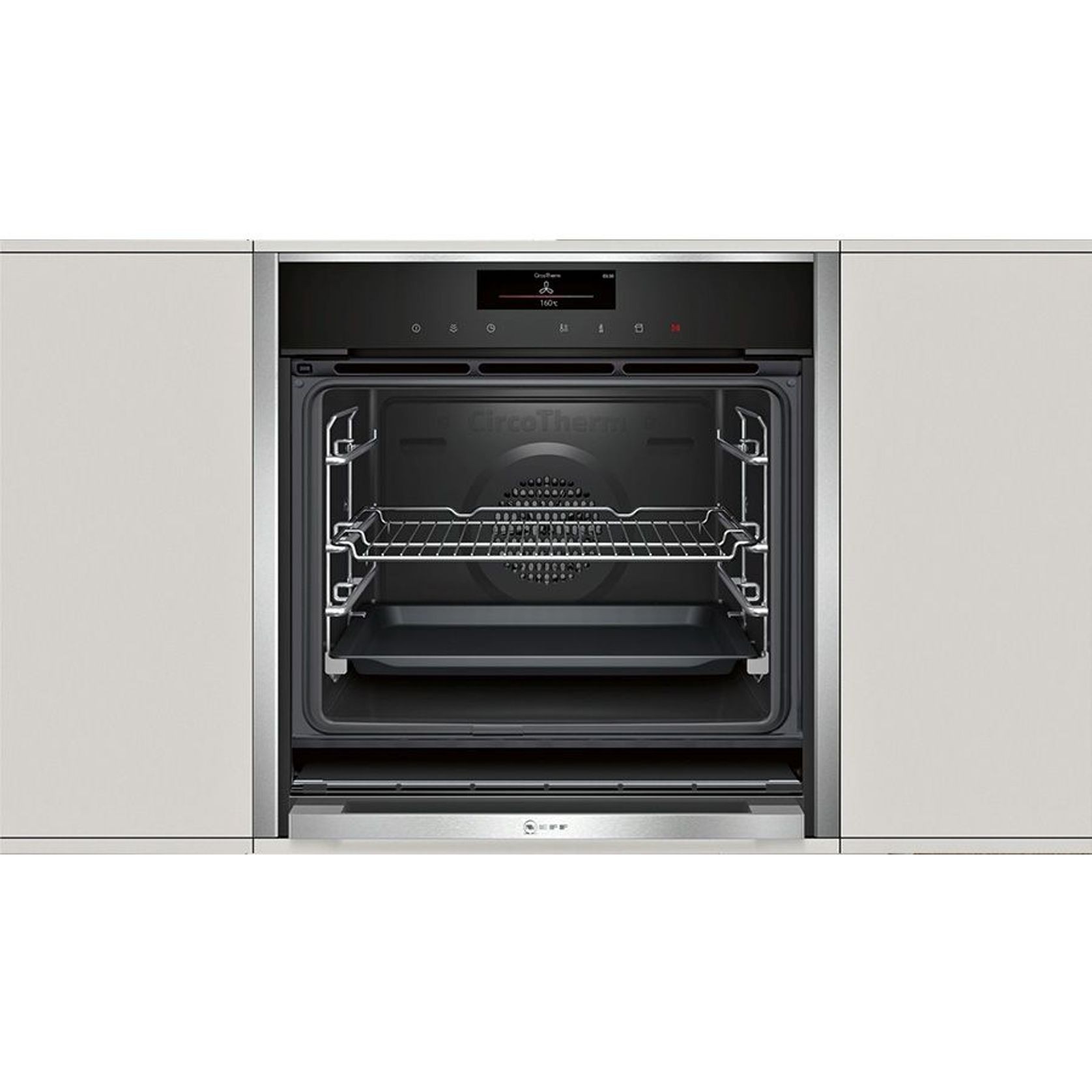 Neff Slide & Hide Built-In Oven With Added Steam Function gallery detail image