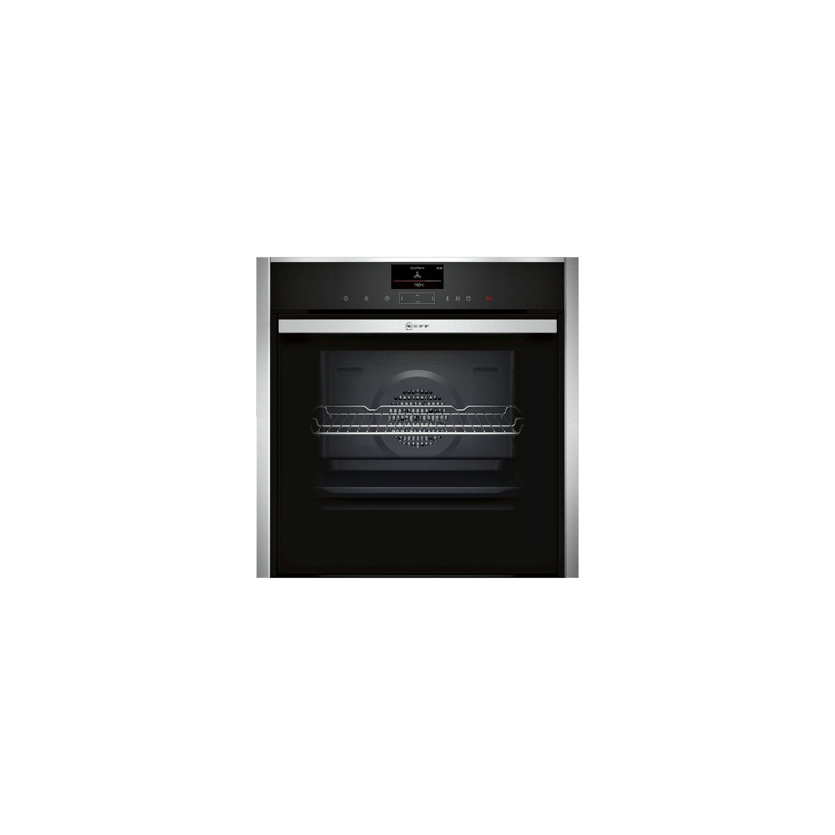 Neff Slide & Hide Built-In Compact Oven With Steam Function W.600 gallery detail image