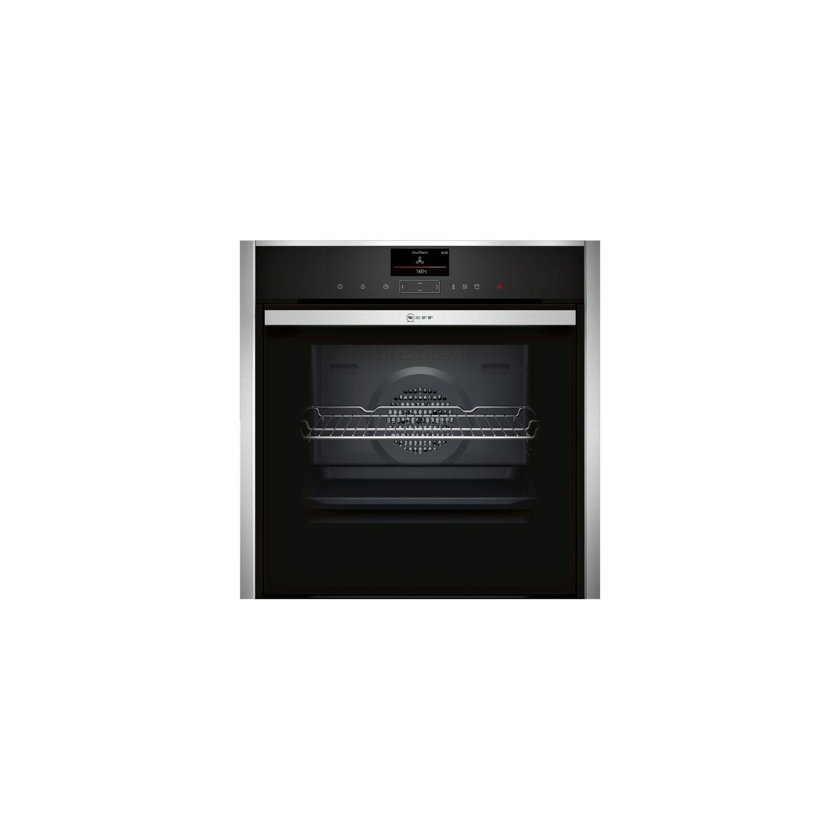 Neff Slide & Hide Built-In Compact Oven With Steam Function W.600 gallery detail image