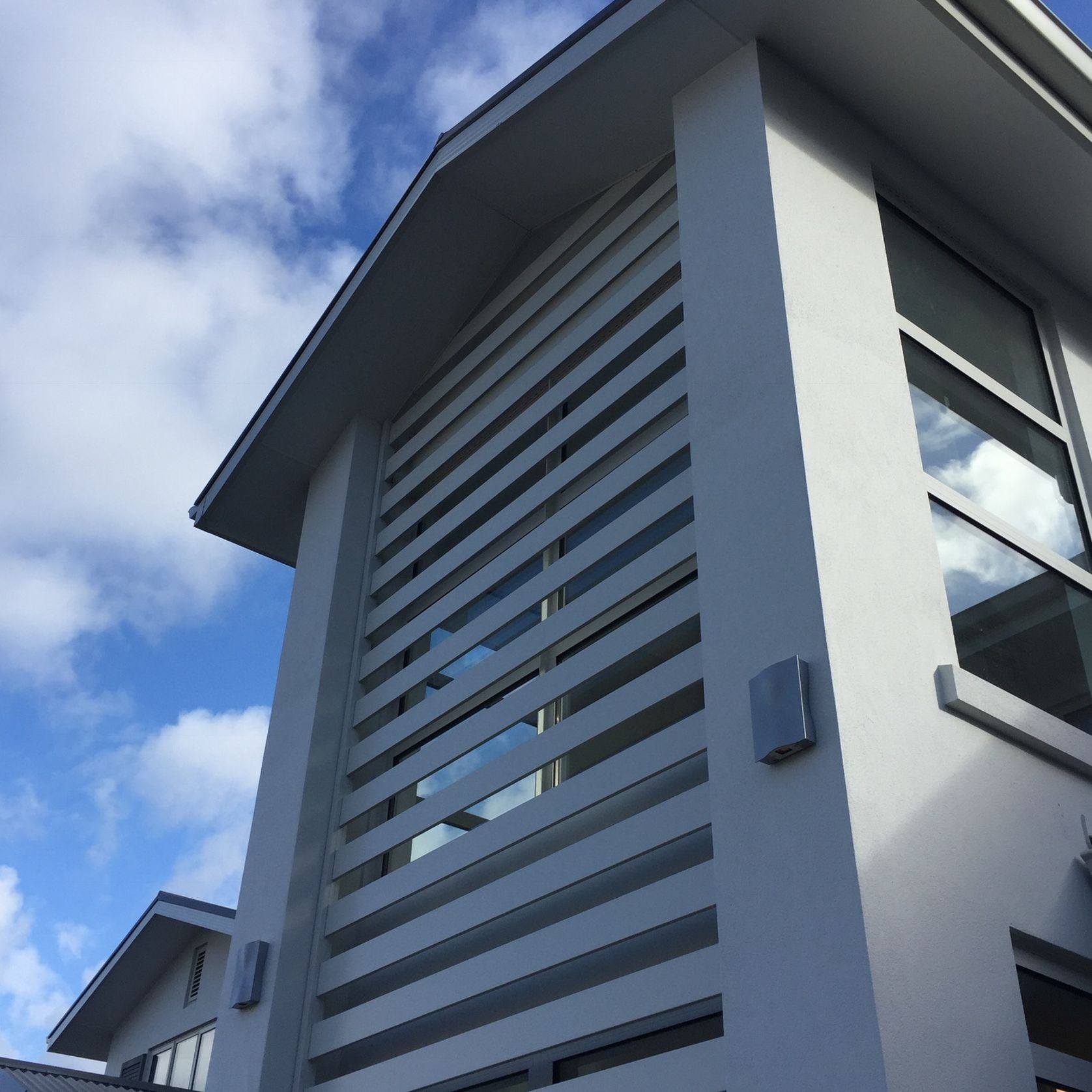 Louvrelite® Gable Sun Shade gallery detail image