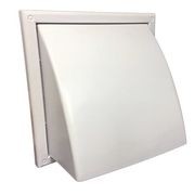 Cowl Wall Vent- White gallery detail image