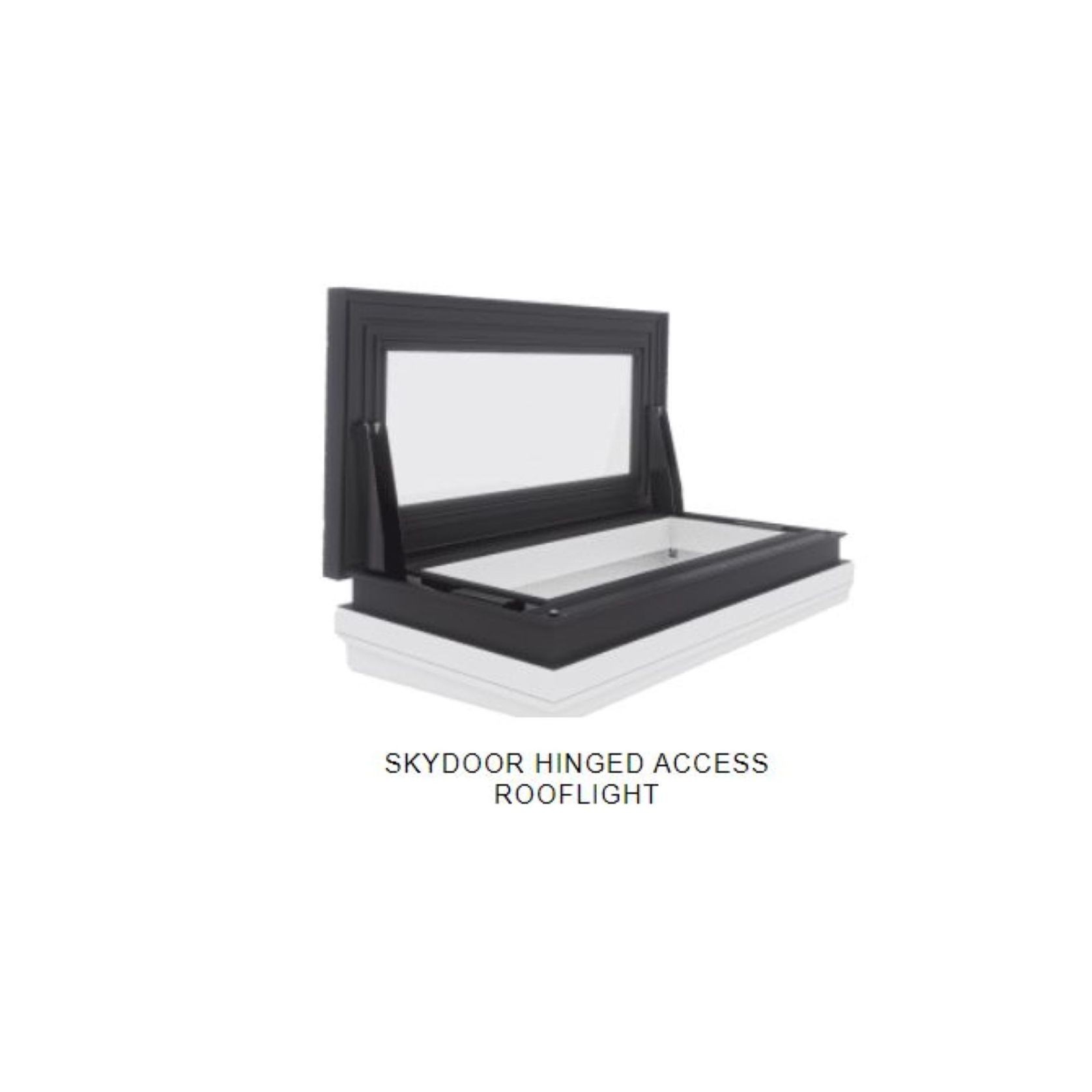 SkyDoor Thermally Broken Hinged Access Rooflight gallery detail image