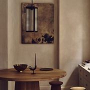 Lilac Reeded Pendant Light gallery detail image