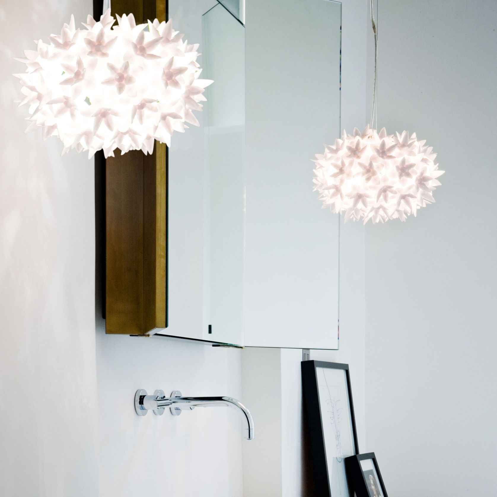 Bloom Medium Suspension Lamp - Metallic gallery detail image