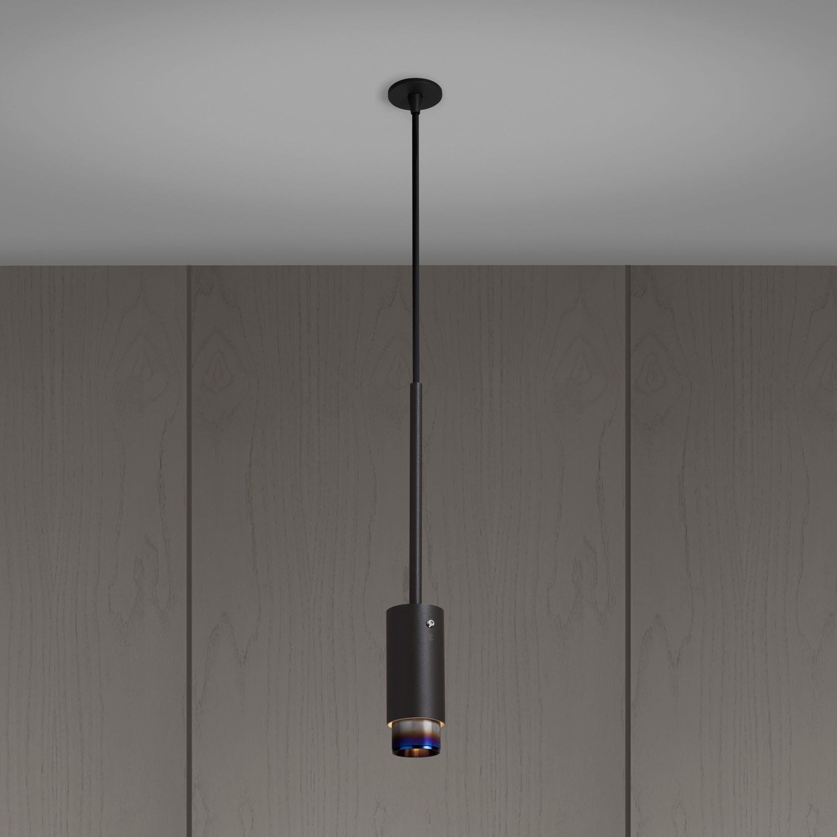 Linear Exhaust Pendant Light | Graphite gallery detail image