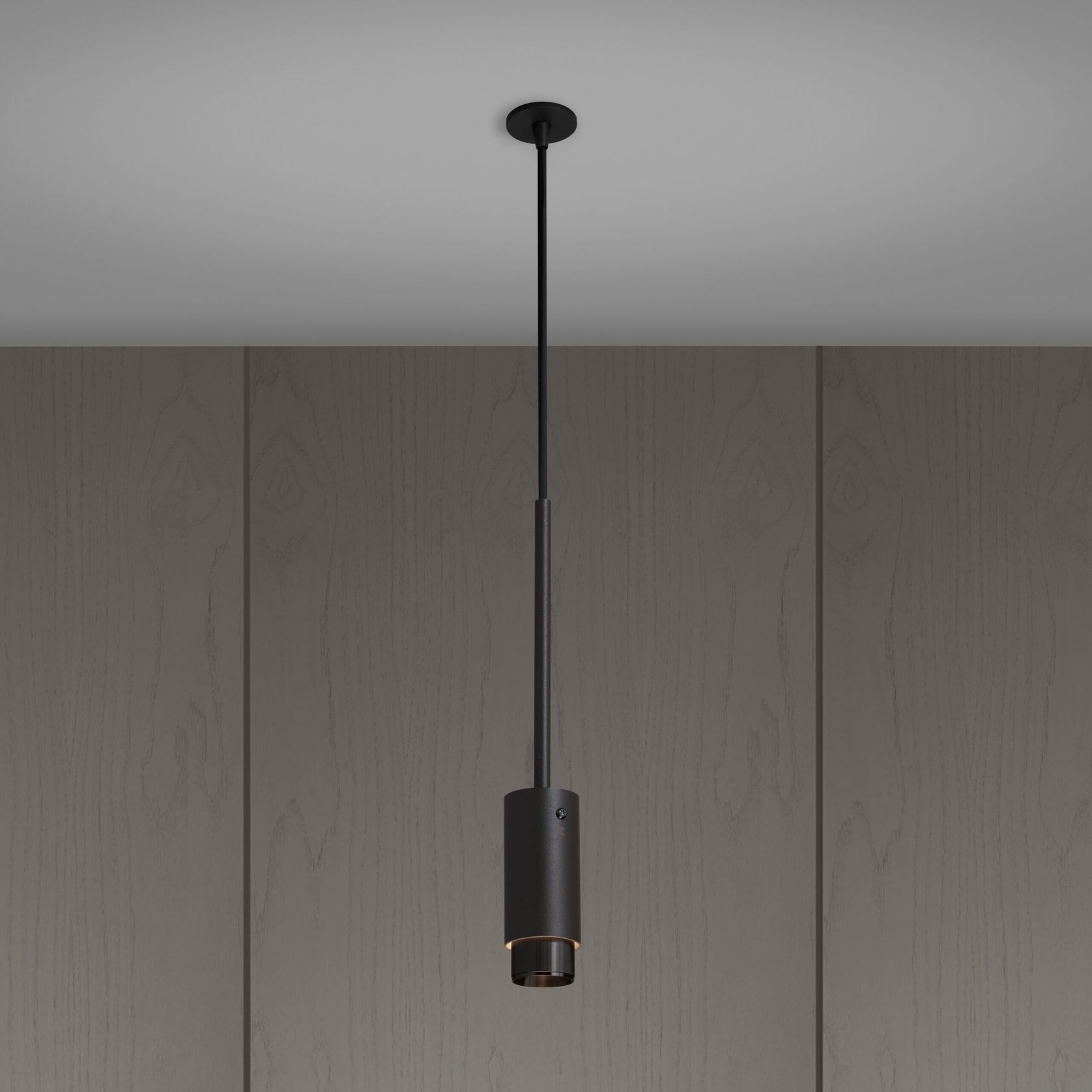 Linear Exhaust Pendant Light | Graphite gallery detail image