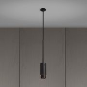 Linear Exhaust Pendant Light | Graphite gallery detail image