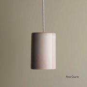 Ceramic Pendant Cylinder Light Large gallery detail image