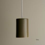 Ceramic Pendant Cylinder Light Large gallery detail image