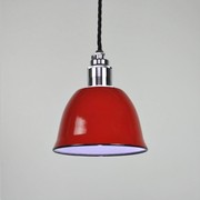 Miniature Bell Red Pendant Light gallery detail image
