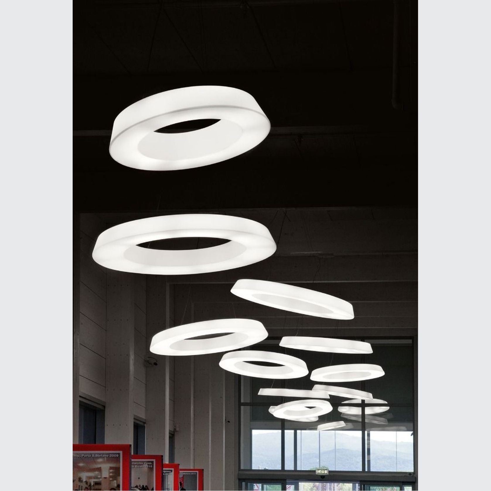 Martinelli Luce Circular Pol Pendant Light gallery detail image