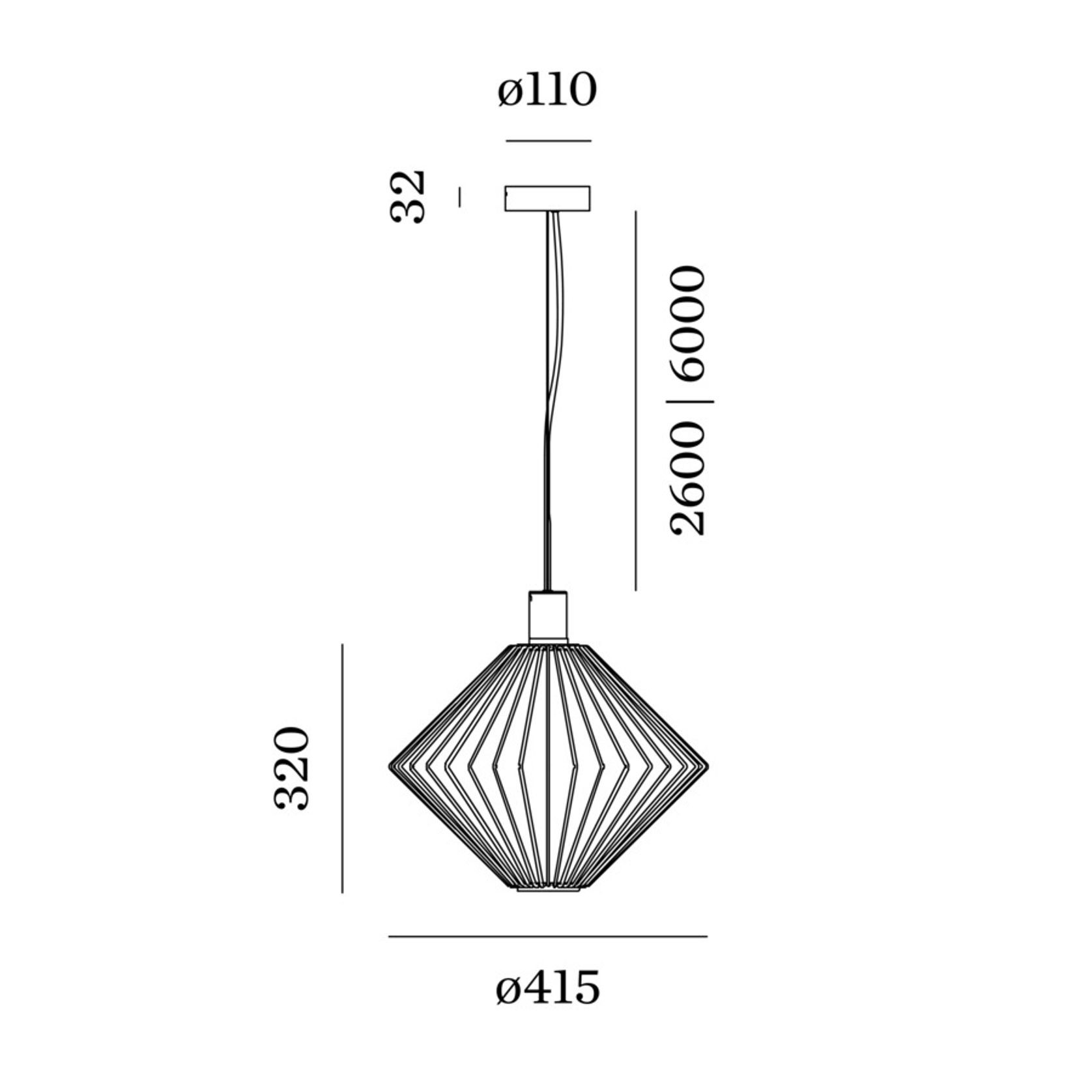 Wiro Diamond 1.1 | Pendant Light by Wever & Ducre gallery detail image