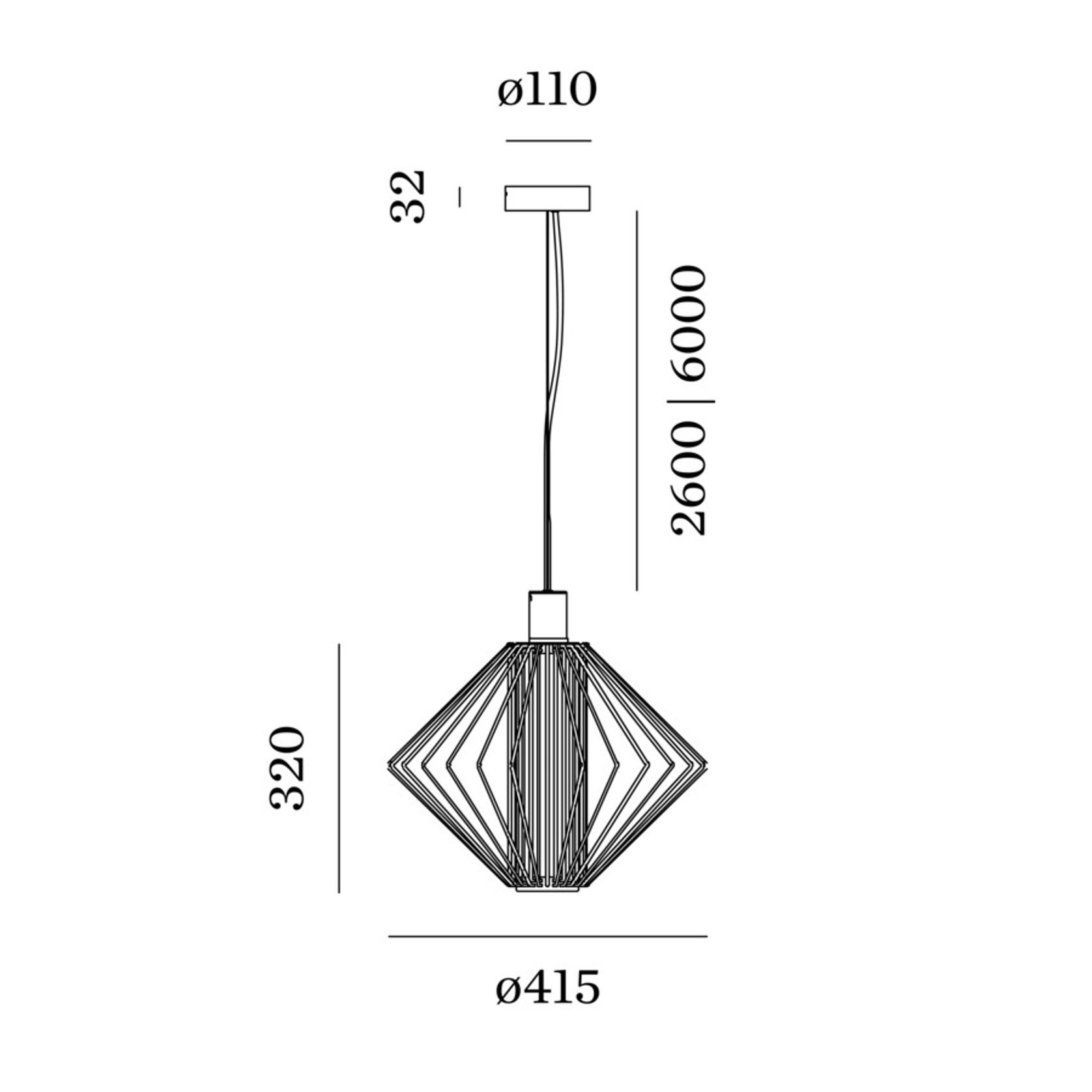 Wiro Diamond 1.0 | Pendant Light by Wever & Ducre gallery detail image