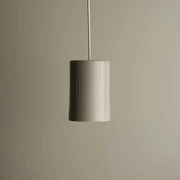 Ceramic Cylinder Pendant Light Small gallery detail image