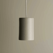 Ceramic Pendant Cylinder Light Large gallery detail image