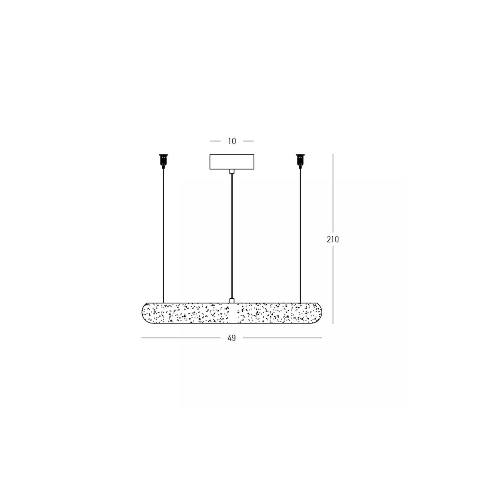 Zeus Halo Pendant 49cm gallery detail image