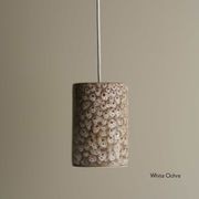 Ceramic Pendant Cylinder Light Large gallery detail image