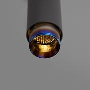 Linear Exhaust Pendant Light | Graphite gallery detail image