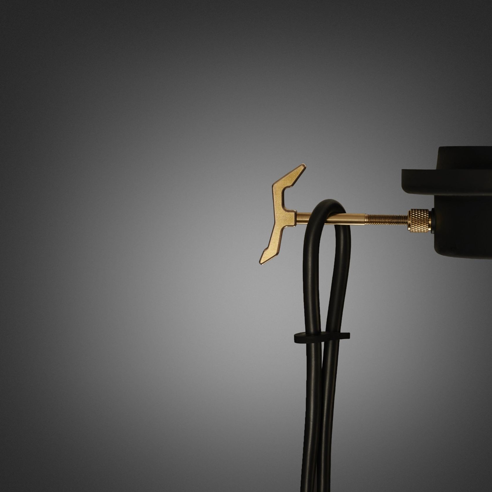 Hooked 1.0 Large Pendant Light 2.6M | Graphite gallery detail image