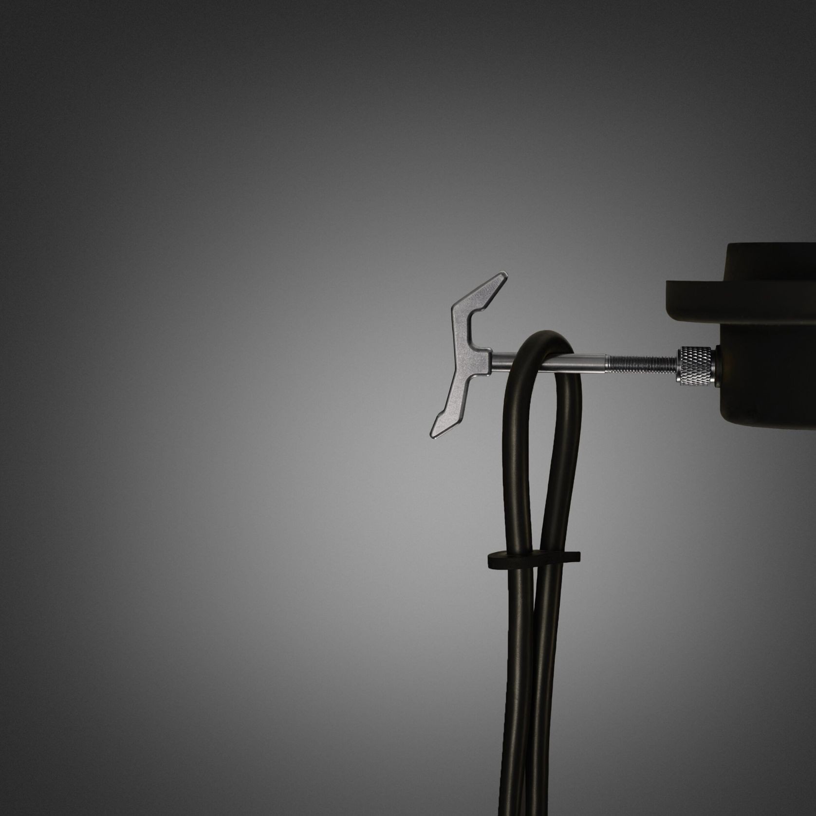 Hooked 1.0 Large Pendant Light 2.6M | Graphite gallery detail image