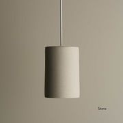 Ceramic Pendant Cylinder Light Large gallery detail image