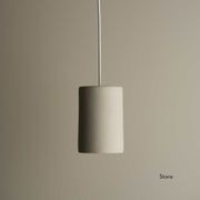 Ceramic Cylinder Pendant Light Small gallery detail image